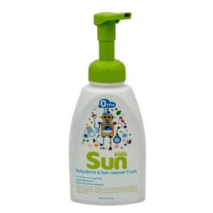 فوم شوینده شیشه شیر و ظروف 500 میل سان کیدز Sun Kids — تصویر ۴