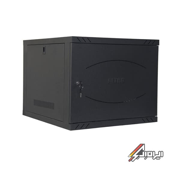 رک دیواری 9 یونیت عمق 60 آلترو درب فلزی مدل AS960D123