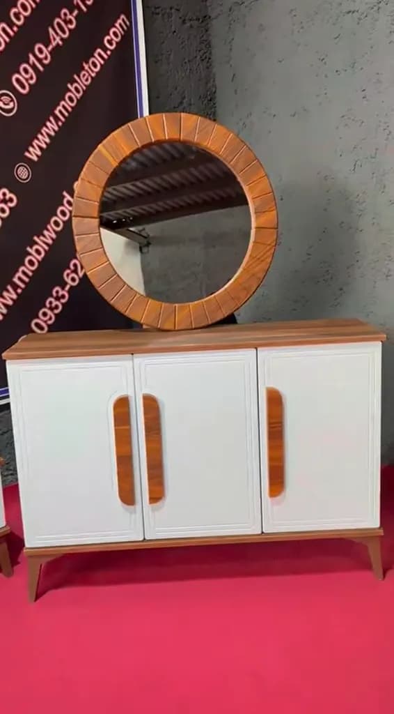 ست آینه و کنسول و میز تلویزیون و جا کفشی کد 770021