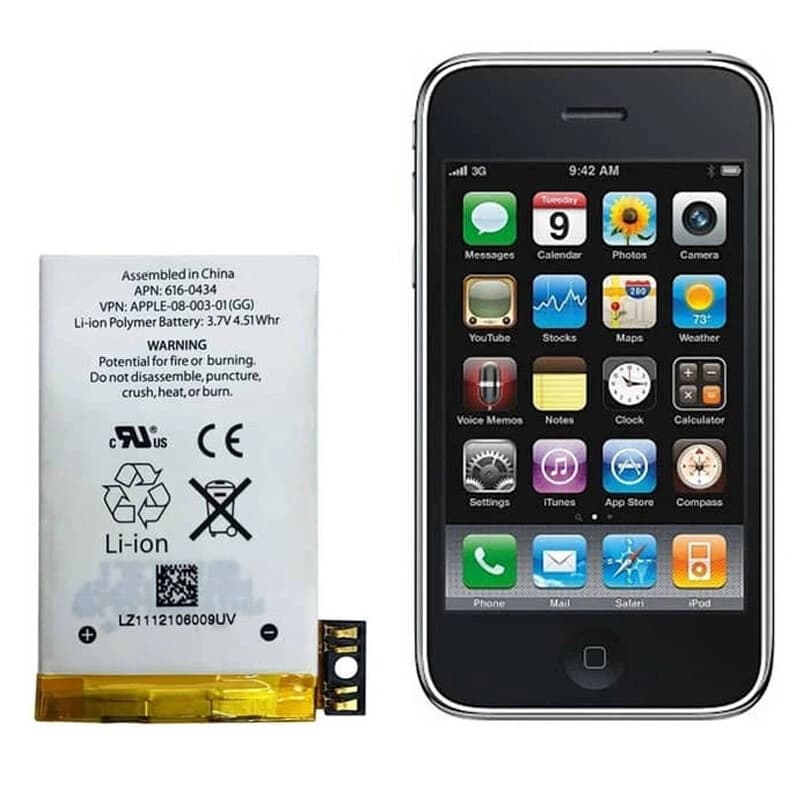 درب پشت گوشی آیفون Apple iPhone 3GS — تصویر ۹