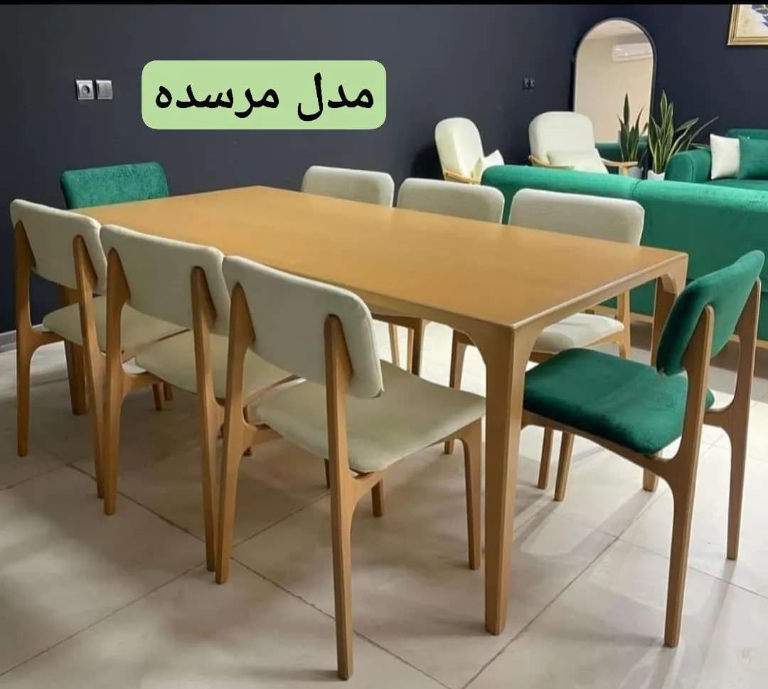 میز و صندلی غذاخوری کد 8542 — تصویر ۳