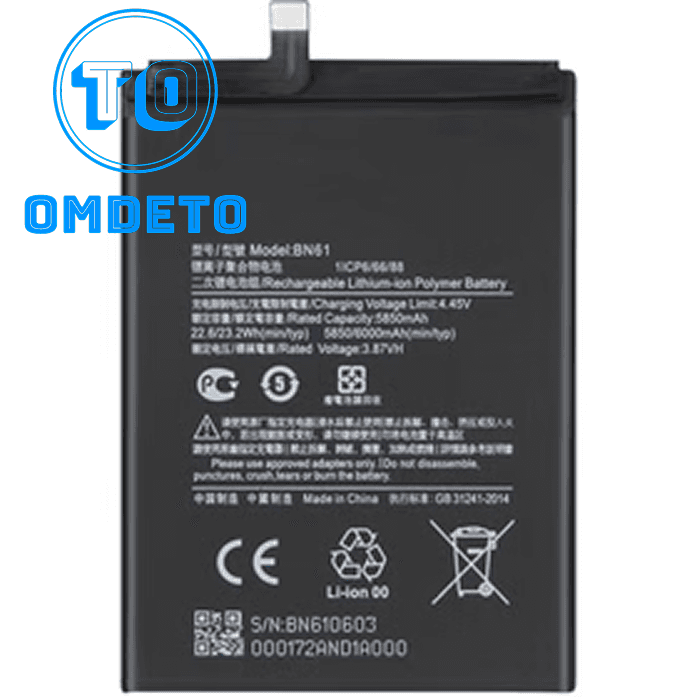 باتری گوشی شیائومی Poco X3 مدل BN57 (گارانتی 12 ماهه)