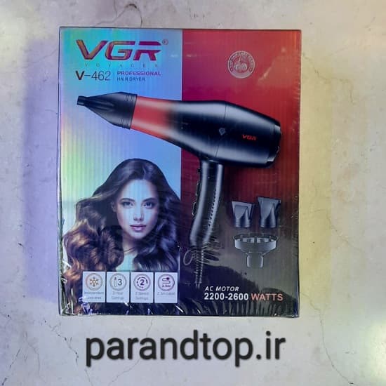 سشوار وی جی آر مدل VGR V-462 حرفه ای (اورجینال)