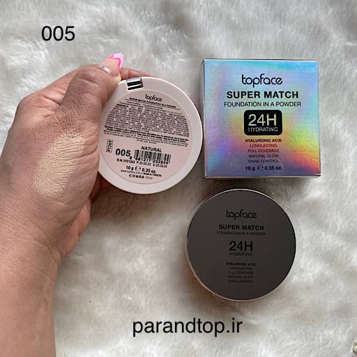 پنکیک تاپ فیس مدل سوپر مچ شماره 007 Topface Super Match 24H Powderحجم 10میل — تصویر ۴