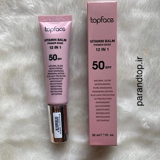 پرایمر بالم ویتامین تاپ فیس مدل 12in1 با SPF50 حجم 30 میل