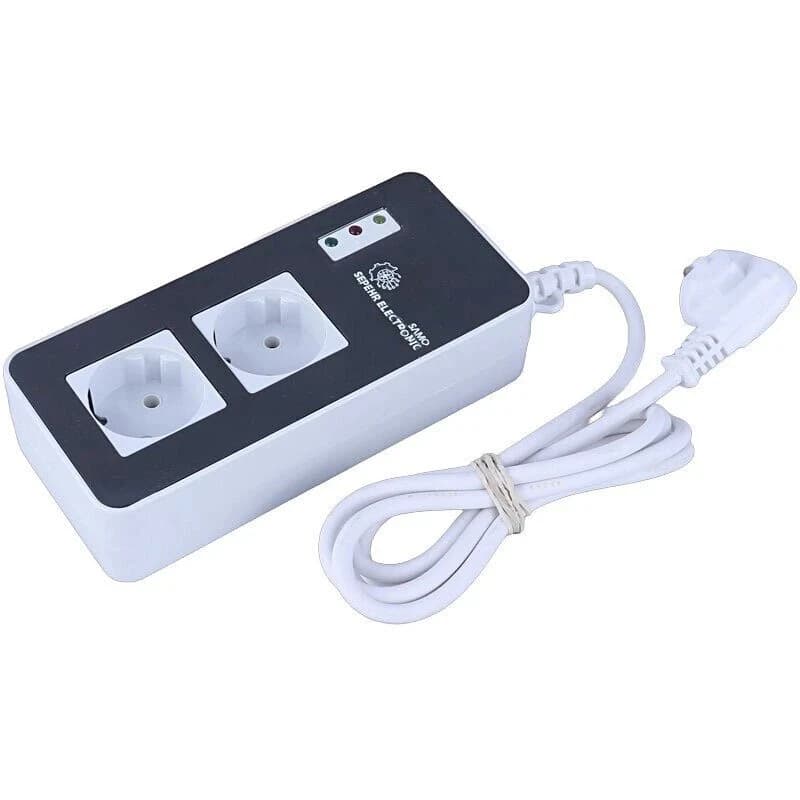 محافظ برق یخچال و فریزر 2 خانه سامو سپهر الکترونیک SSE 100 با کابل 2.8 متری — تصویر ۳