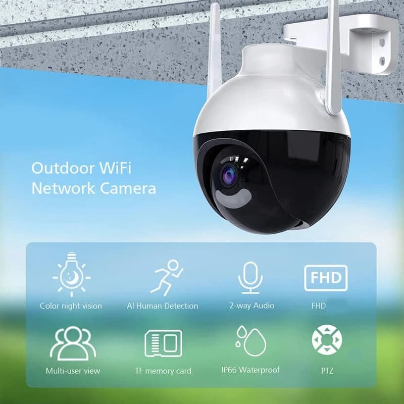 دوربین مدار بسته بی سیم 5 مگاپیکسل P8-G4-SG-5MP — تصویر ۳
