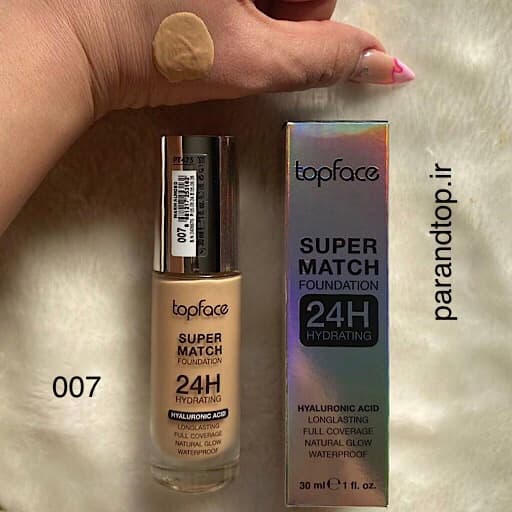 کرم پودر تاپ فیس مدل سوپر مچ شماره 007 | Topface Super Matchحجم 30میل