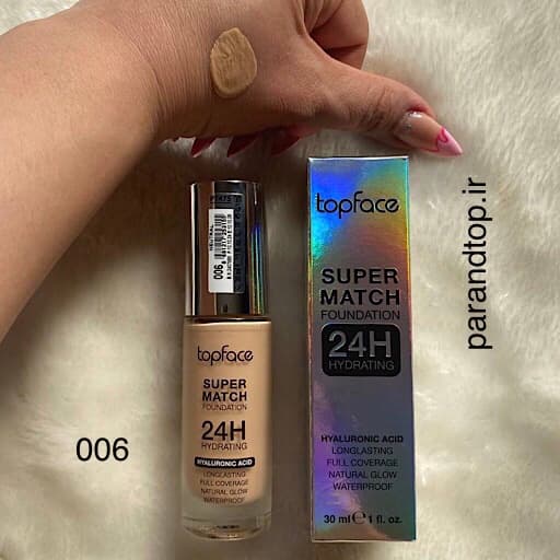 کرم پودر تاپ فیس مدل سوپر مچ شماره 006 | Topface Super Matchحجم 30میل