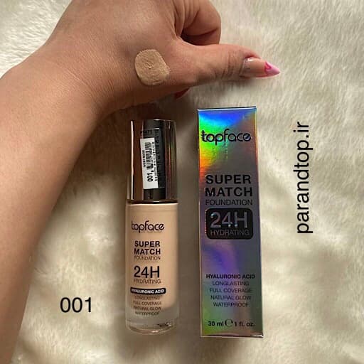 کرم پودر تاپ فیس مدل سوپر مچ شماره 001 | Topface Super Matchحجم 30میل