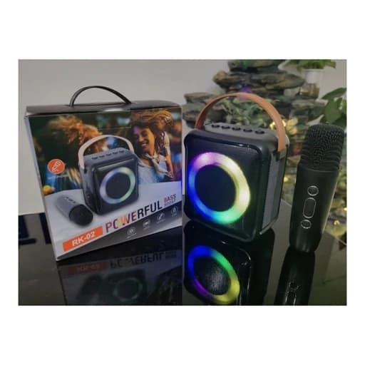 اسپیکر بلوتوثی قابل حمل مدل RK-02 — تصویر ۳