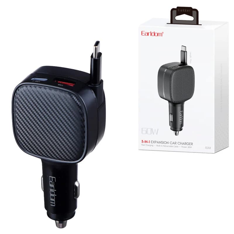 شارژر فندکی 30 وات ارلدام ES-CC53