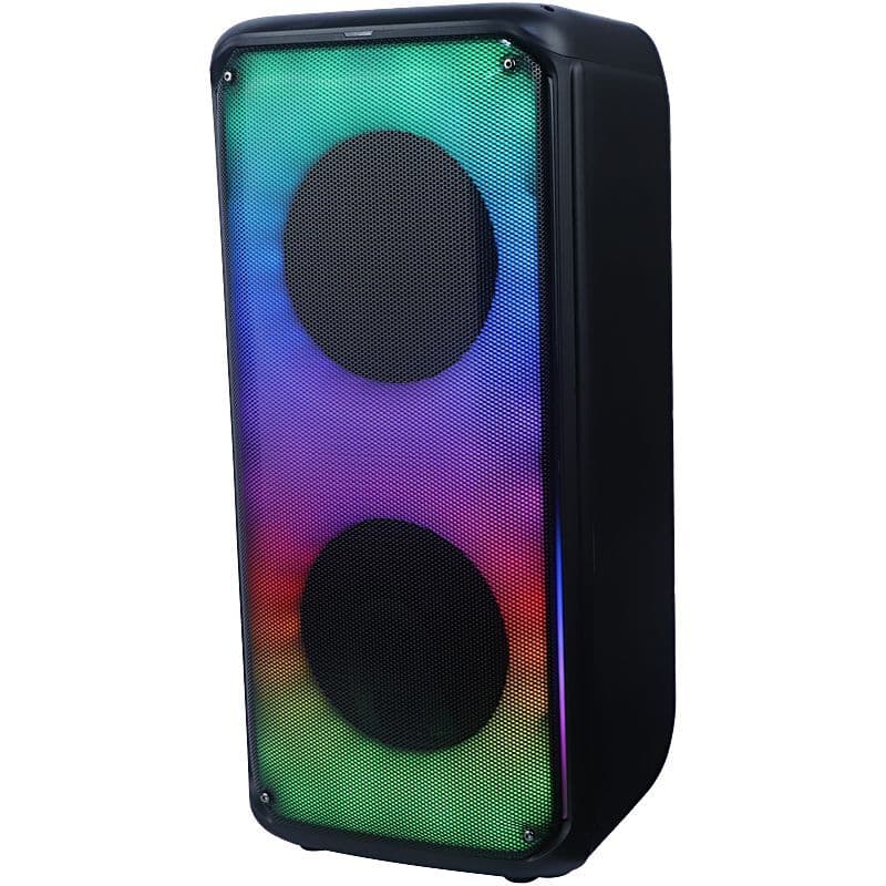 اسپیکر چمدانی بلوتوثی برودو BTS-1908 + میکروفون و ریموت کنترل — تصویر ۲