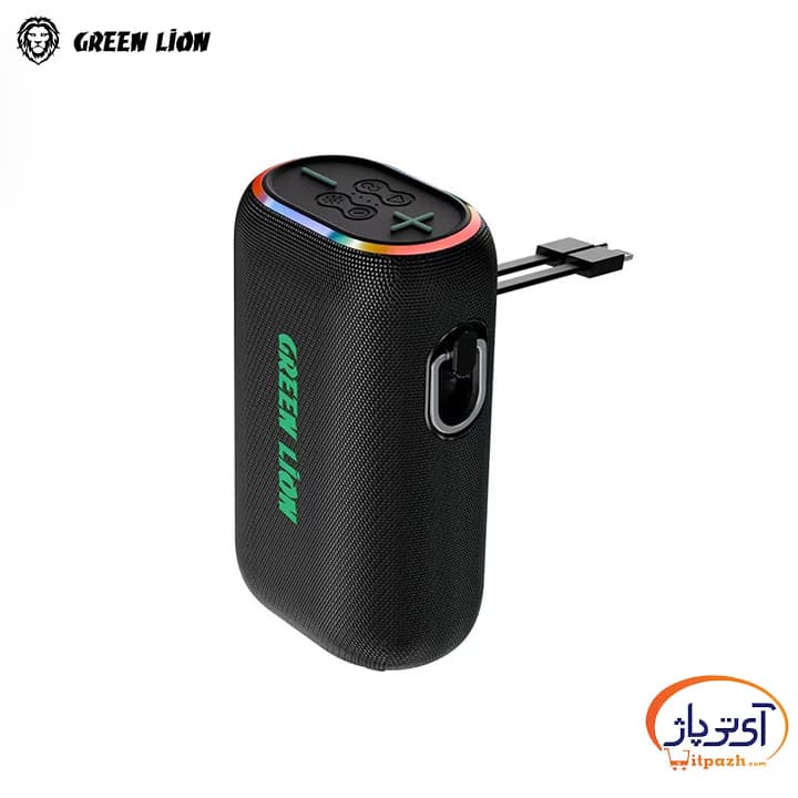 اسپیکر بلوتوثی و پاوربانک 10000 میلی آمپر گرین لاین مدل Wave 20