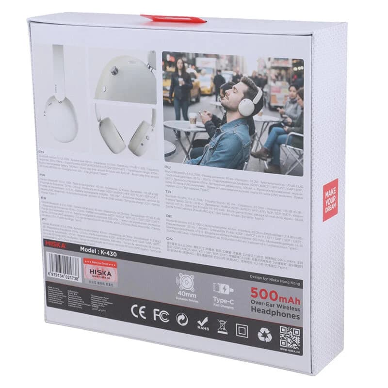 هدفون بلوتوثی هیسکا K-430 — تصویر ۱۲