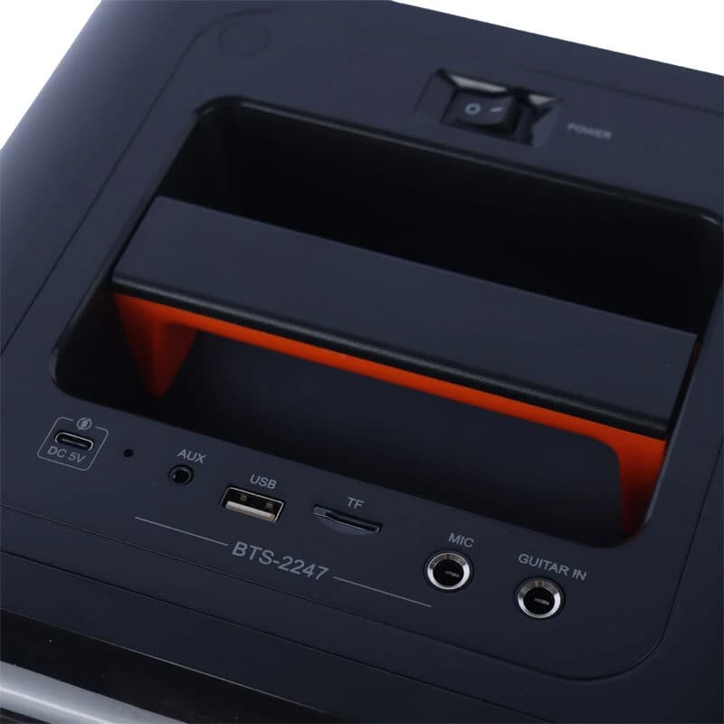 اسپیکر بلوتوثی برودو BTS-2247 + میکروفون — تصویر ۳
