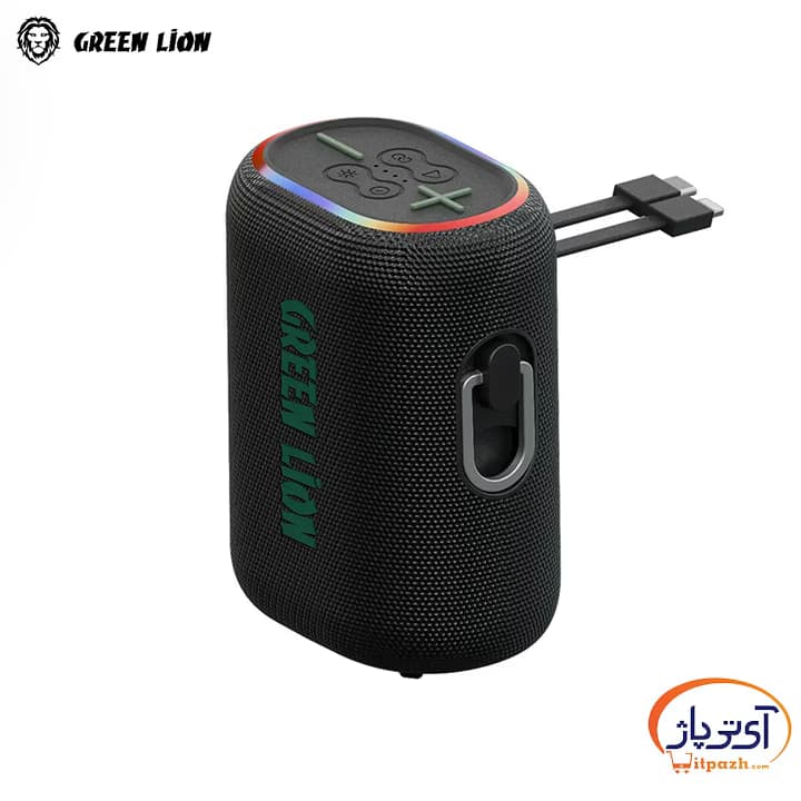 اسپیکر بلوتوثی و پاوربانک 5000 میلی آمپر گرین لاین مدل Wave 10 — تصویر ۶