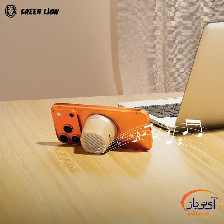 اسپیکر و شارژر وایرلسی گرین لاین مدل Mag Tune — تصویر ۱۱