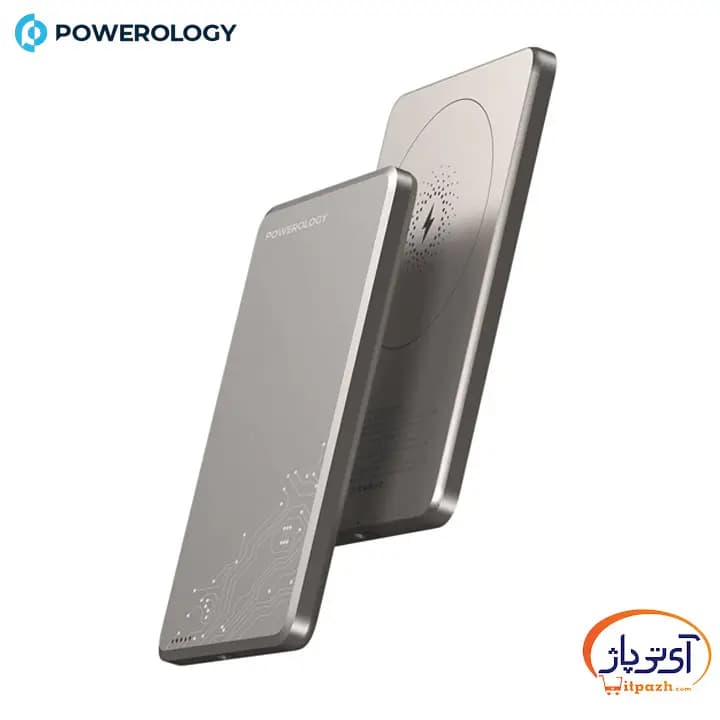 پاوربانک بیسیم پاورولوژی Ultra Slim MagSafe توان 15/20 وات ظرفیت 5000 میلی آمپر