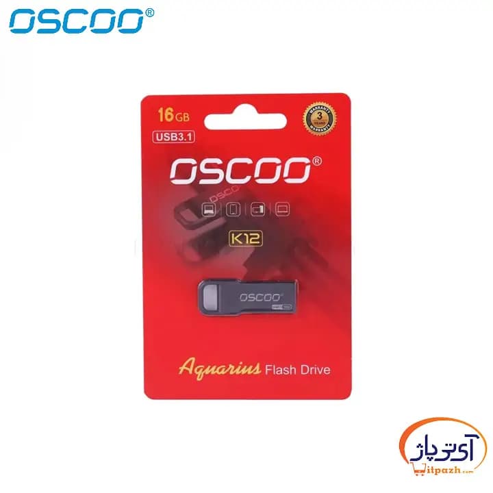 فلش اوسکو K12 OSCOO ظرفیت 32 گیگابایت USB3.1 — تصویر ۹