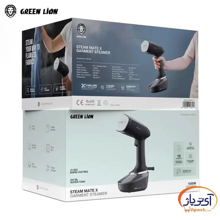 اتو بخار گرین لاین Steam Mate X Garment Steamer توان 1500W — تصویر ۱۱