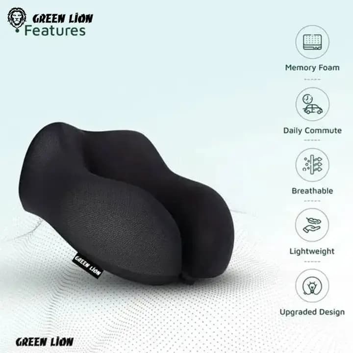 بالشتک دور گردن گرین لاین مموری فوم Memory Foam Neck Pillow — تصویر ۵