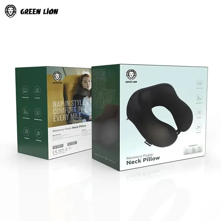 بالشتک دور گردن گرین لاین مموری فوم Memory Foam Neck Pillow — تصویر ۶