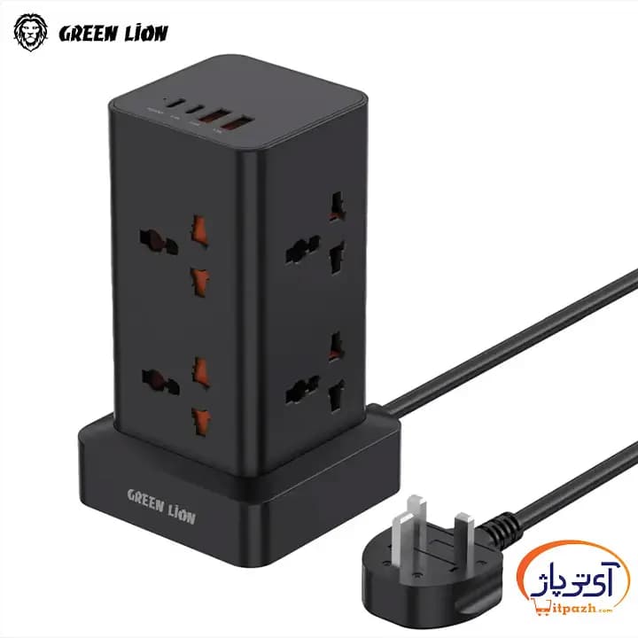 چندراهی برق و شارژ گرین لاین Power Strip توان 2500W