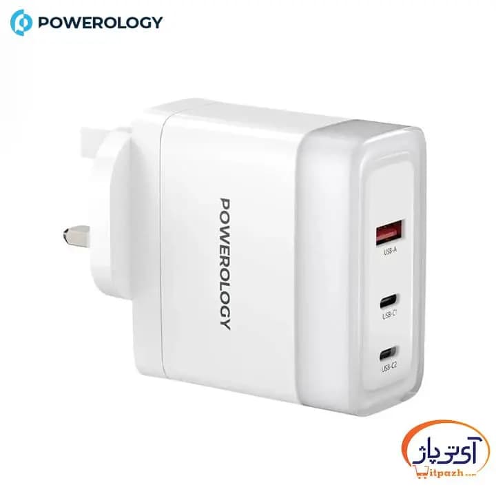 شارژر دیواری Lunex Series پاورولوژی توان 100 وات