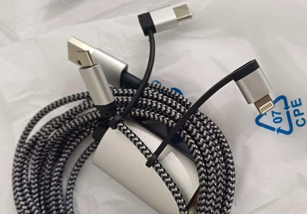 کابل تبدیل HDMI به لایتنینگ / microUSB/ USB-C نیتو مدل NHI03 طول 1٫8 متر — تصویر ۹