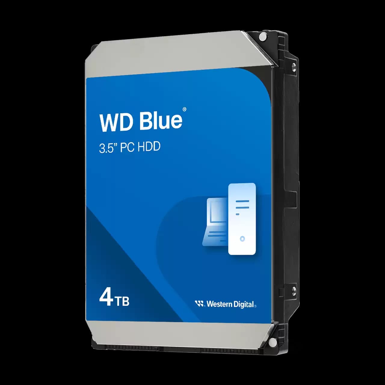 هارد دیسک اینترنال وسترن دیجیتال مدل Western Digital Blue WD40EZAX ظرفیت 4 ترابایت