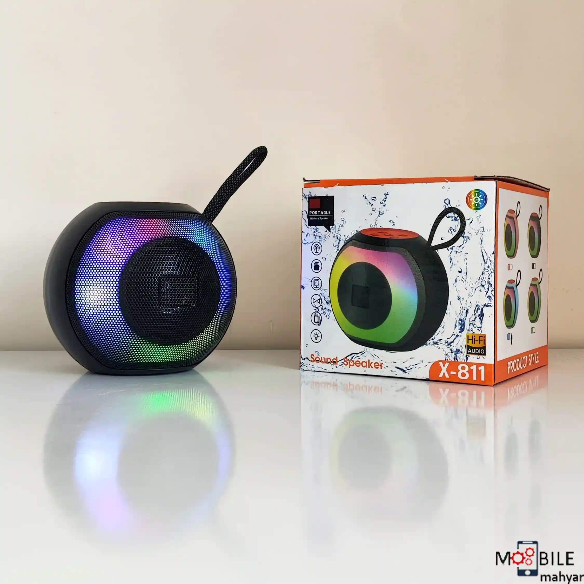 اسپیکر بلوتوثی قابل حمل مدل x-811 — تصویر ۱۰