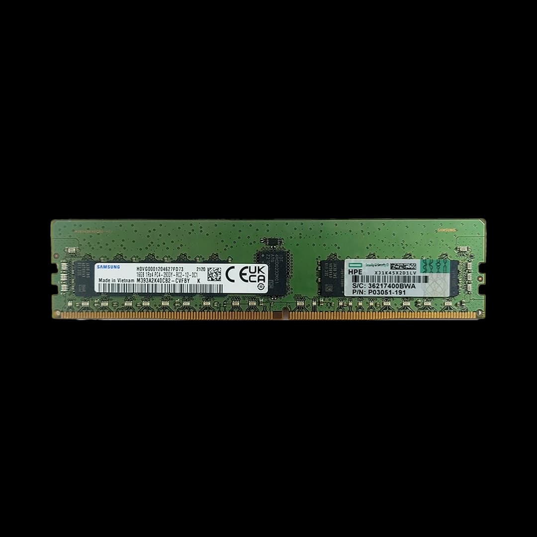 رم سرور HPE RAM 16GB Dual rank 2Rx4 DDR4 PC4 2933Y-R DIMM P03051-191 — تصویر ۴