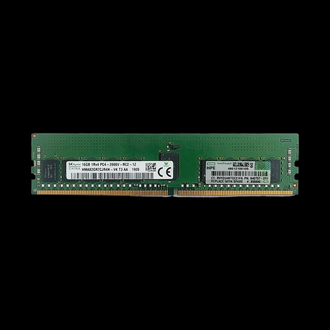 رم سرور HPE RAM 16GB Dual rank 2Rx8 DDR4 PC4 2666V-R RDIMM 840756-091 — تصویر ۷