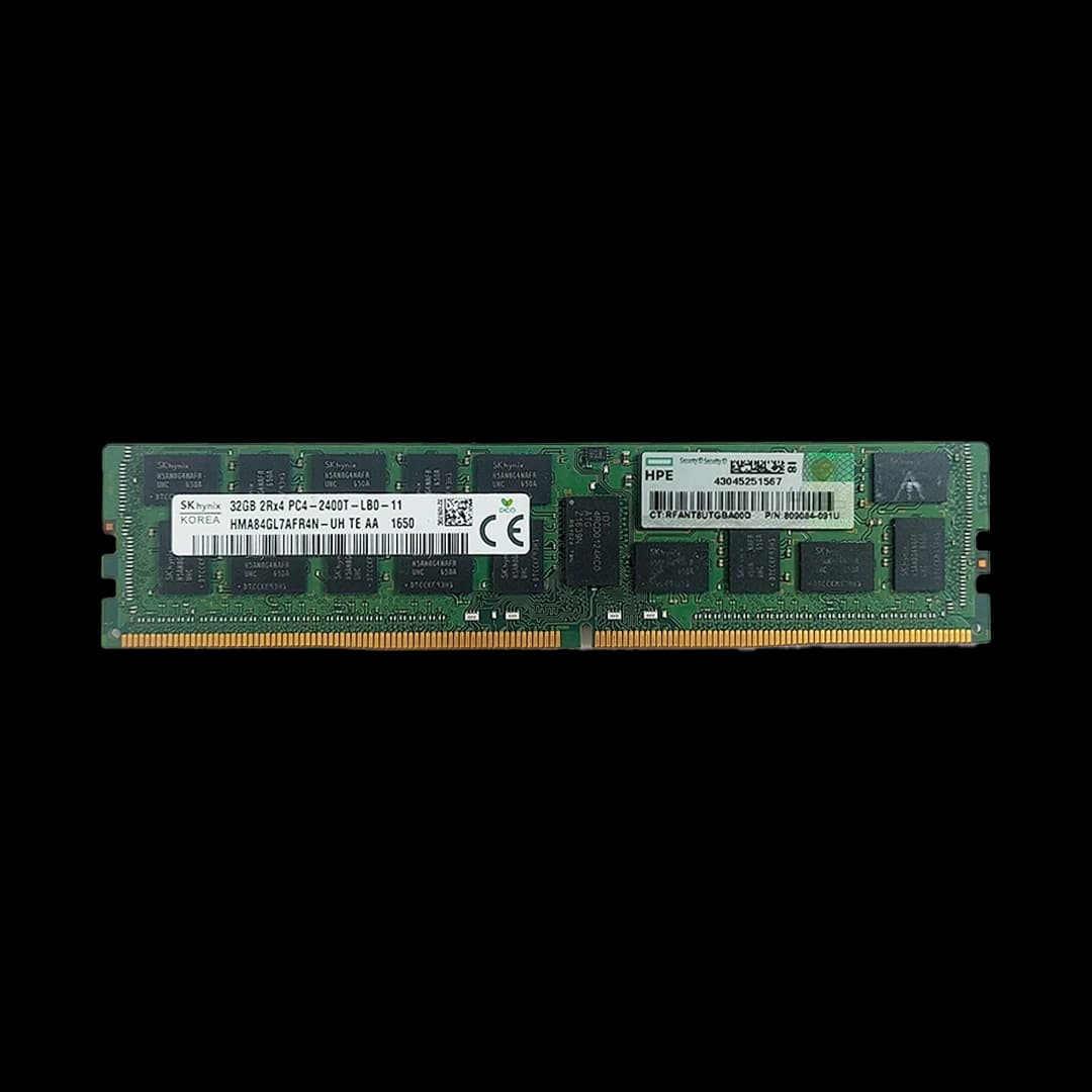 رم سرور HPE 32GB Dual Rank 2Rx4 DDR4-2400 Registered 809084-091