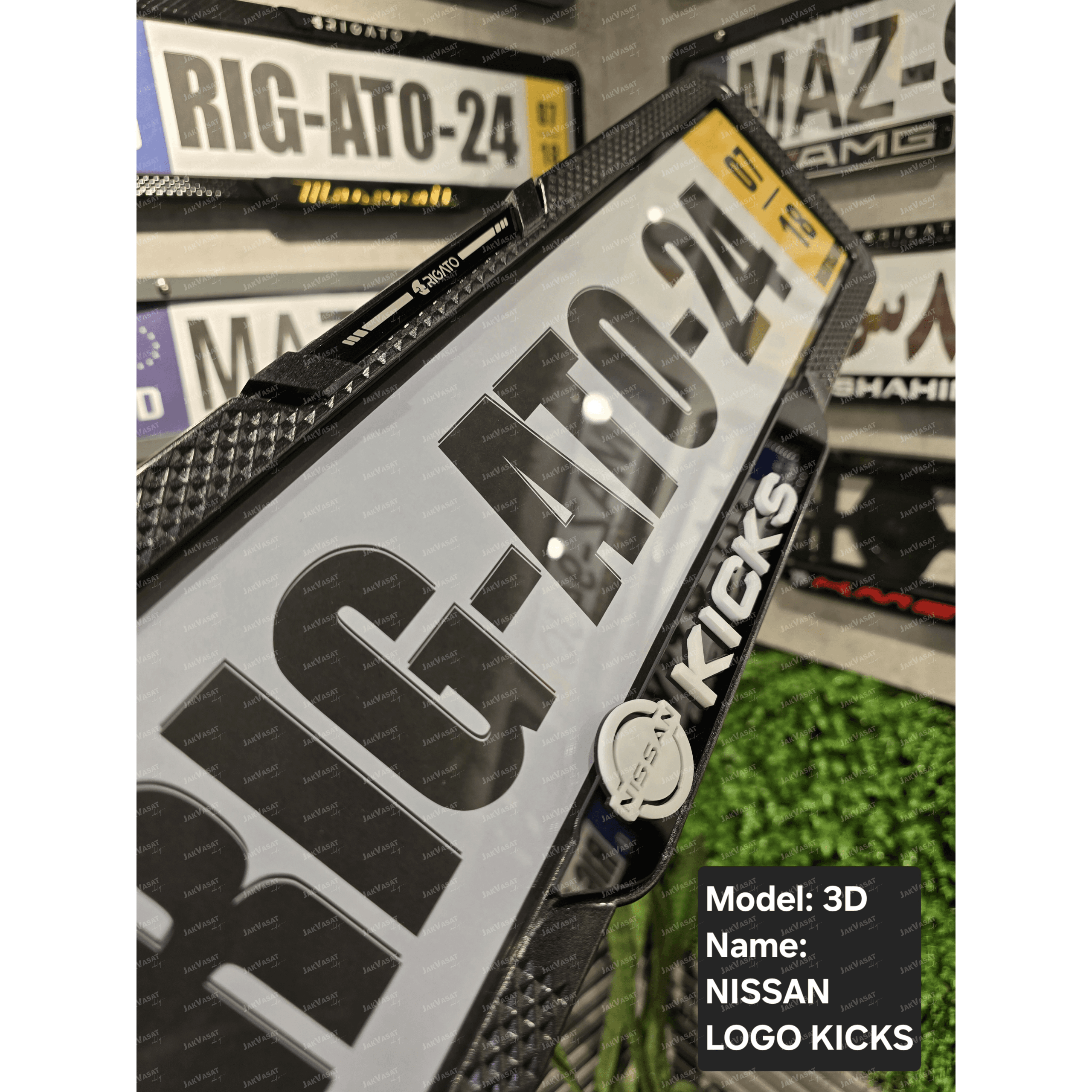 قابپلاک سهبعدی ضدسرقت نیسان(Nissan) kicks — تصویر ۳