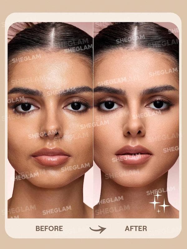 پودر فیکس شیگلم مدل Blur In A Bottle رنگ TRANSLUCENT — تصویر ۴