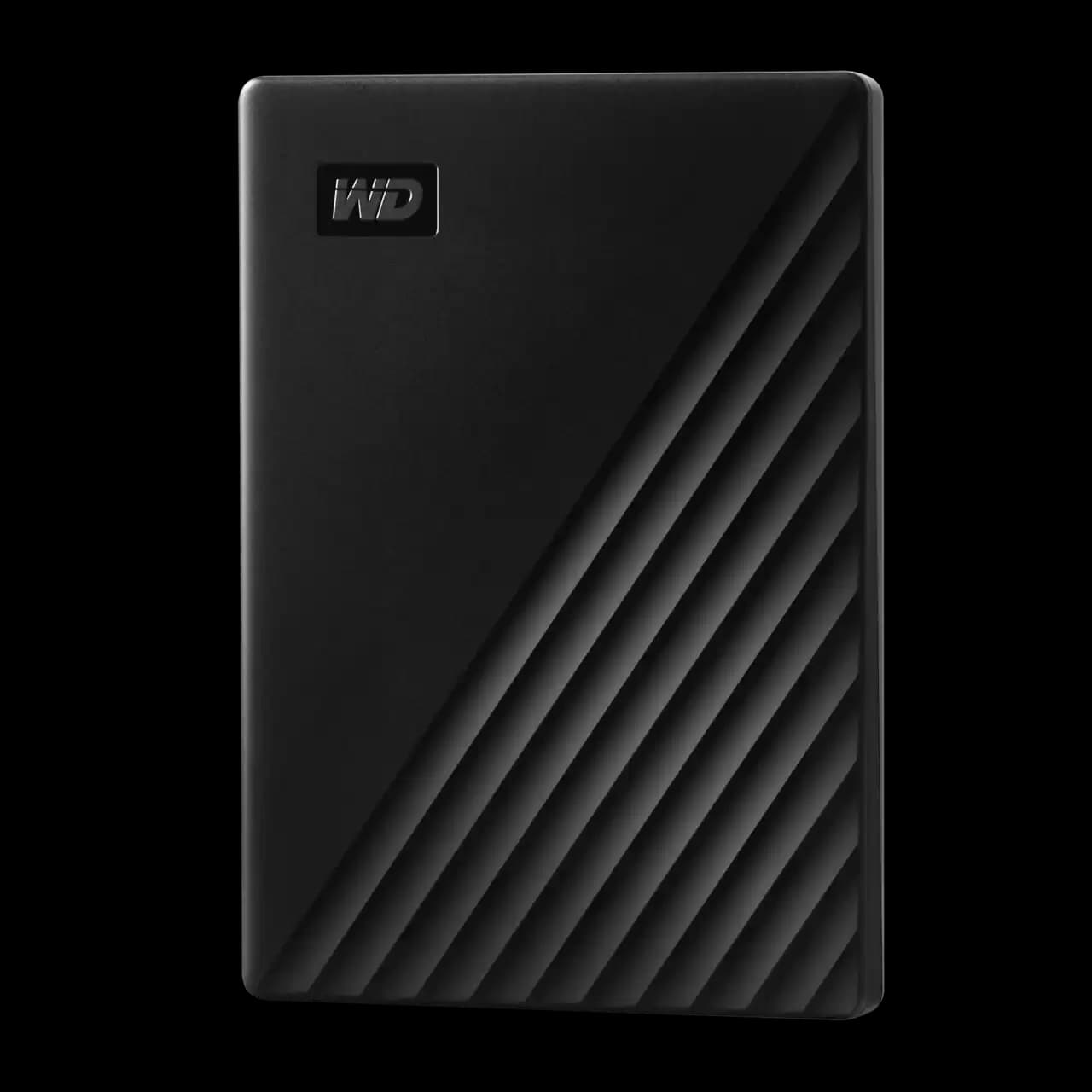 هارد اکسترنال وسترن دیجیتال مدل MY PASSPORT WDBYVG0010BBK-WESN با ظرفیت یک ترابایت و رابط USB Type-A 3.2