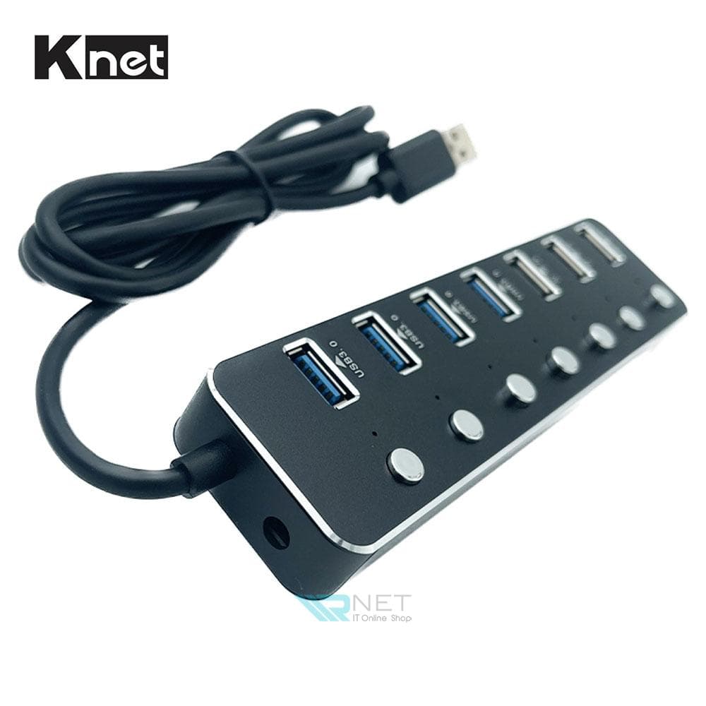 هاب 7 پورت USB0.3 کی نت مدل K-net H10 — تصویر ۴