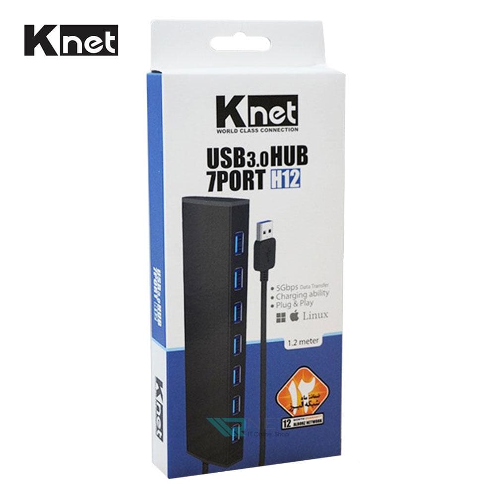 هاب 7 پورت USB0.3 کی نت مدل K-net H12 — تصویر ۴