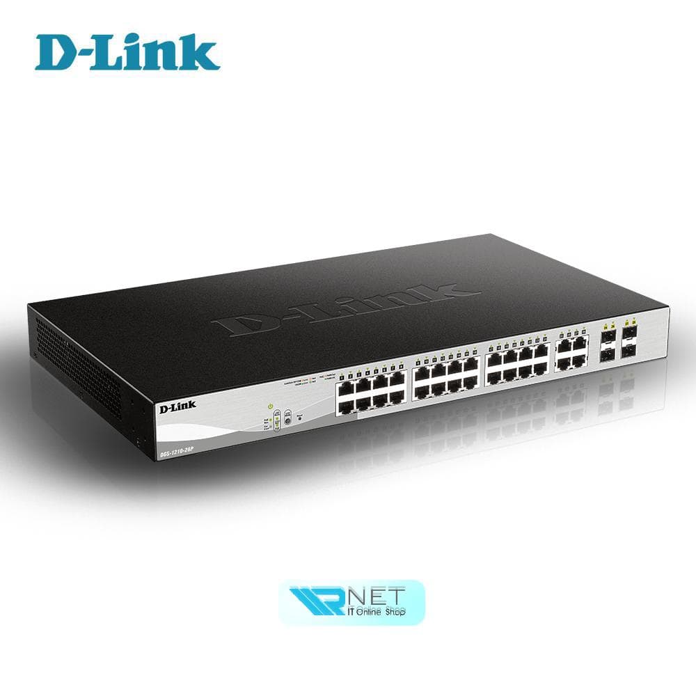 سوئیچ شبکه PoE دی لینک 24 پورت DGS-1210-28P — تصویر ۹