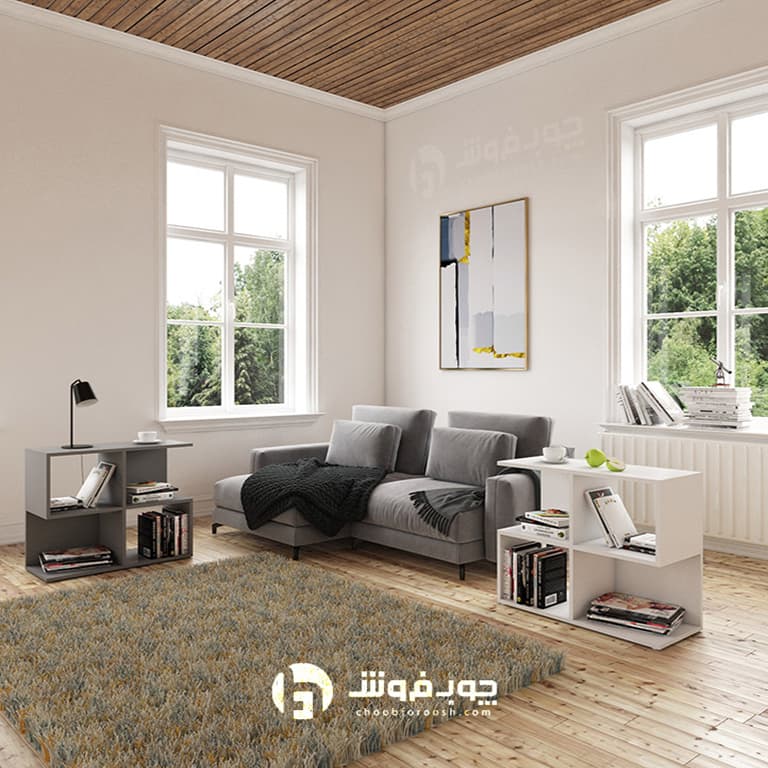 میز جلو مبلی مدرن با طراحی خاص مدل JM05