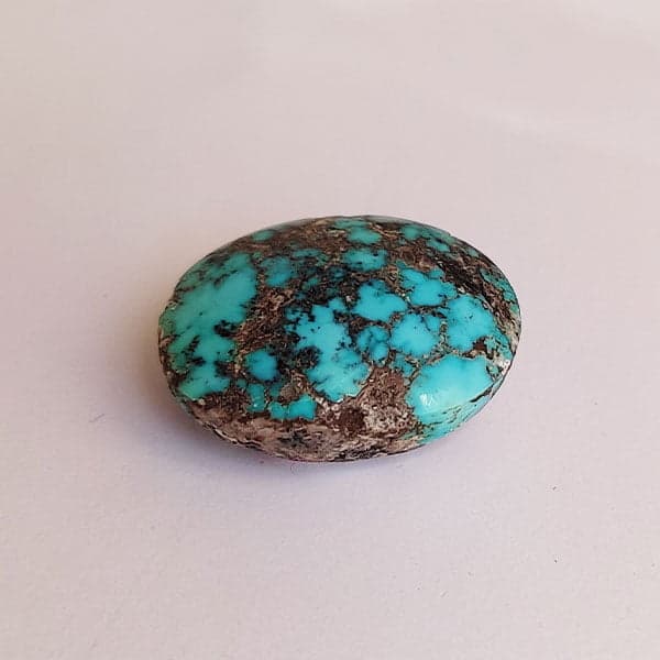سنگ فیروزه نیشابوری شجر عنکبوتی (کد6028) — تصویر ۳