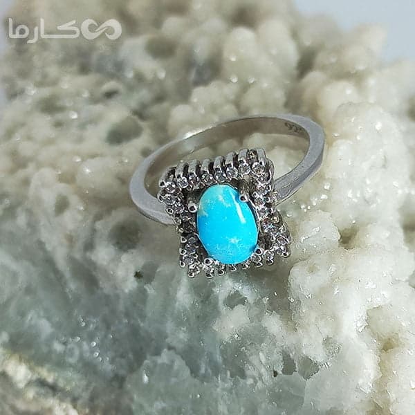 نگشتر فیروزه زنانه (کد 1030)