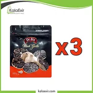 سیر سیاه دکتر بیز پک 3 عددی بلک گارلیک — تصویر ۲