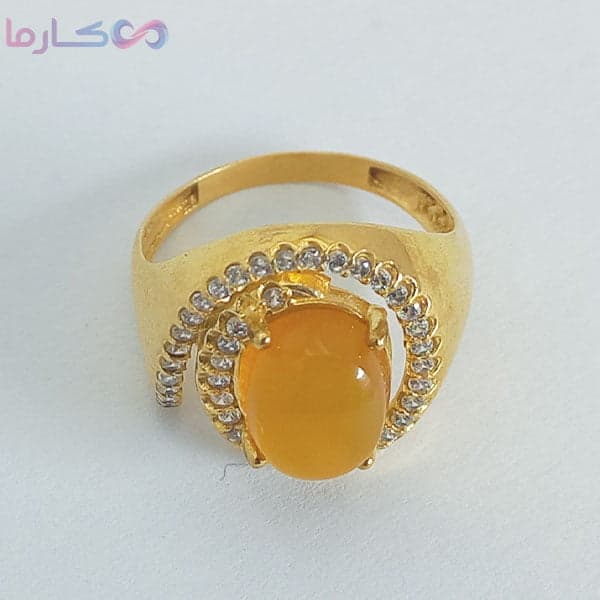 انگشتر زنانه طلا روس (کد 1501)