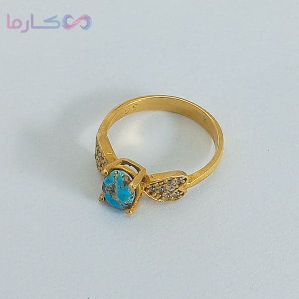 انگشتر فیروزه زنانه (کد 1037) — تصویر ۶