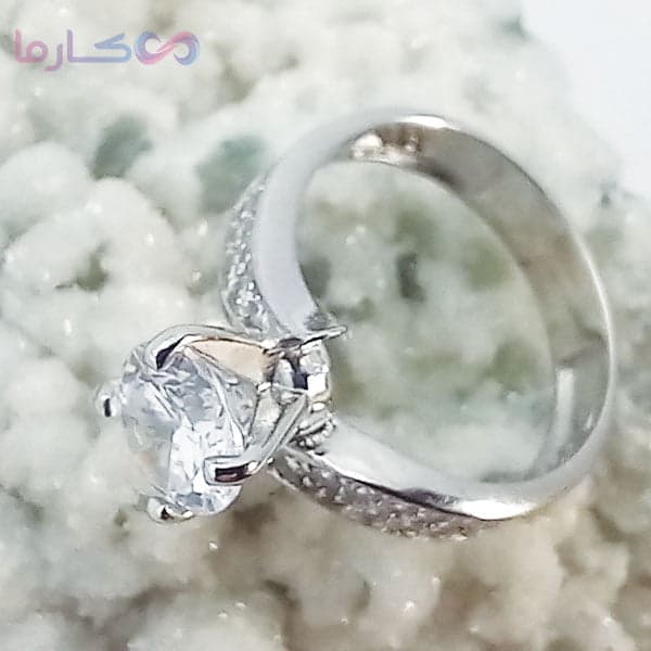 انگشتر نقره زنانه (کد 1602)