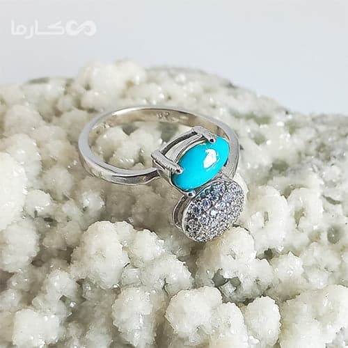 انگشتر فیروزه زنانه (کد1047) — تصویر ۶