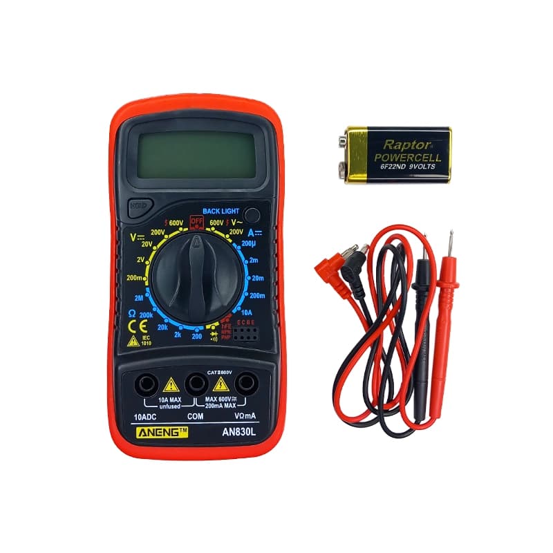 مولتی متر دیجیتال ANENG مدل AN830L — تصویر ۳